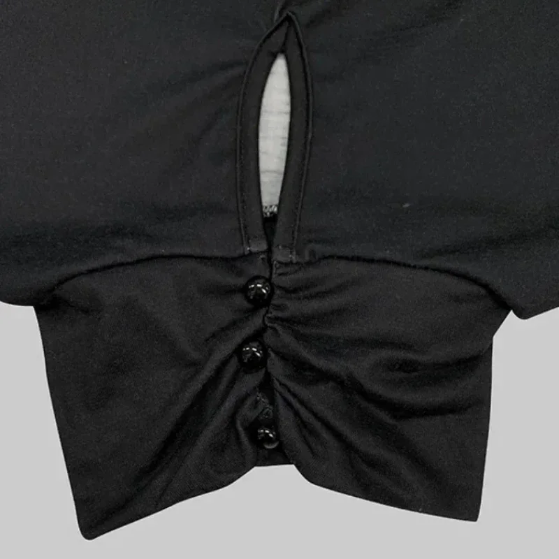 Beautyblue женские черные топы с цветочным принтом элегантные новые асимметричные