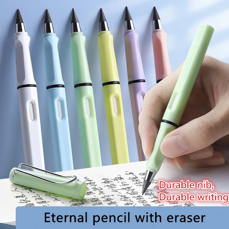 

Premium Automatic Infinity Pencil Black Without Sharpening High Tech Mechanical Pencil for Children's School Stationery Supplie