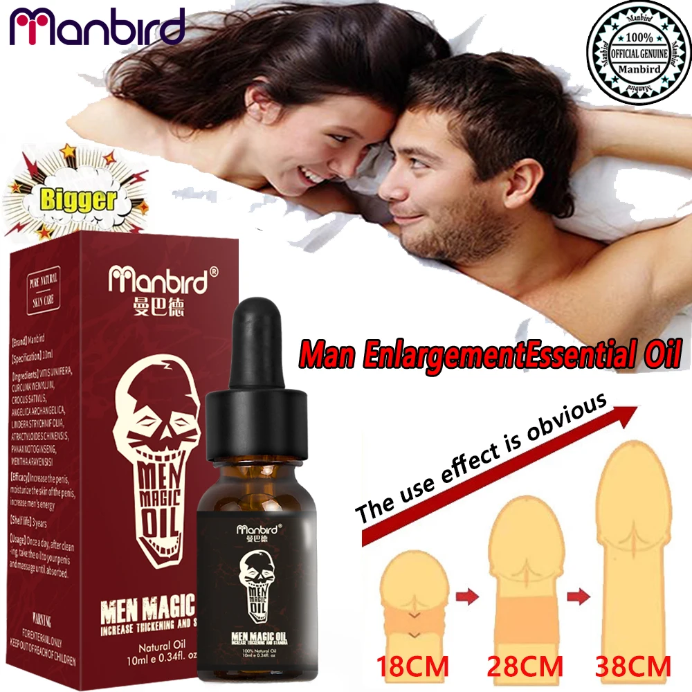 

Manbird Penis Enlargement Oil Man Big Dick Help Male Potency Penis Growth Delay Sexual Penis Oil Increase Men Health Care XXXL