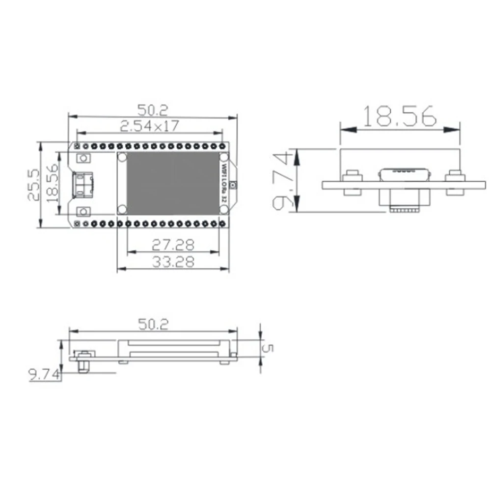 868-915 МГц SX1276 ESP32 LoRa 0 96 дюйма OLED дисплей Bluetooth WiFi комплект модуль IOT макетная плата