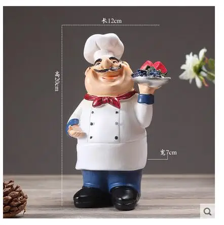 

Home Furnishing American restaurant bar coffee cake shop Home Furnishing creative TV cabinet kitchen decoration chef handicrafts
