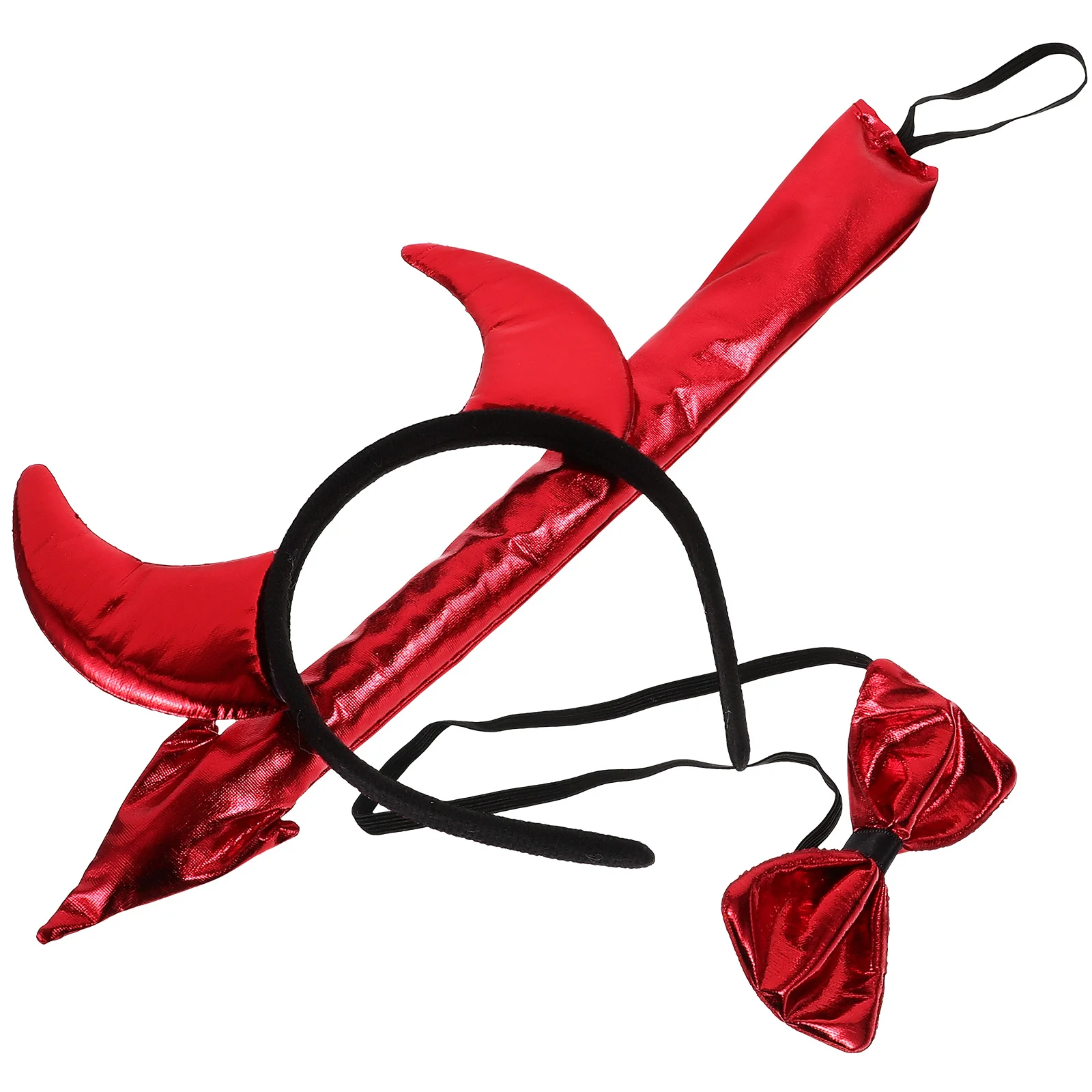 

Hair Decorating Prop Role-playing Accessories Ox Horn Hairband Headband Bowtie Party Cosplay Hoops
