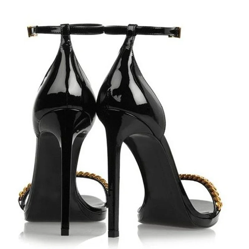 Шикарные женские сандалии-гладиаторы с ремешком из питона вечерние