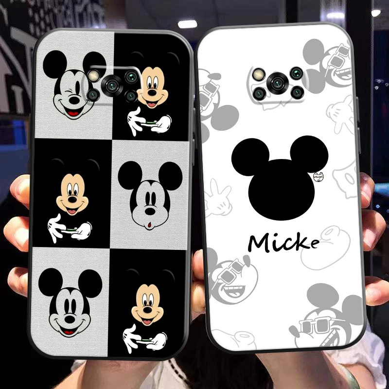 

Mickey Minnie Mouse Piuto Phone Case For Xiaomi Poco X3 Pro NFC POCO X3 GT Carcasa Liquid Silicon Coque Soft Silicone Cover