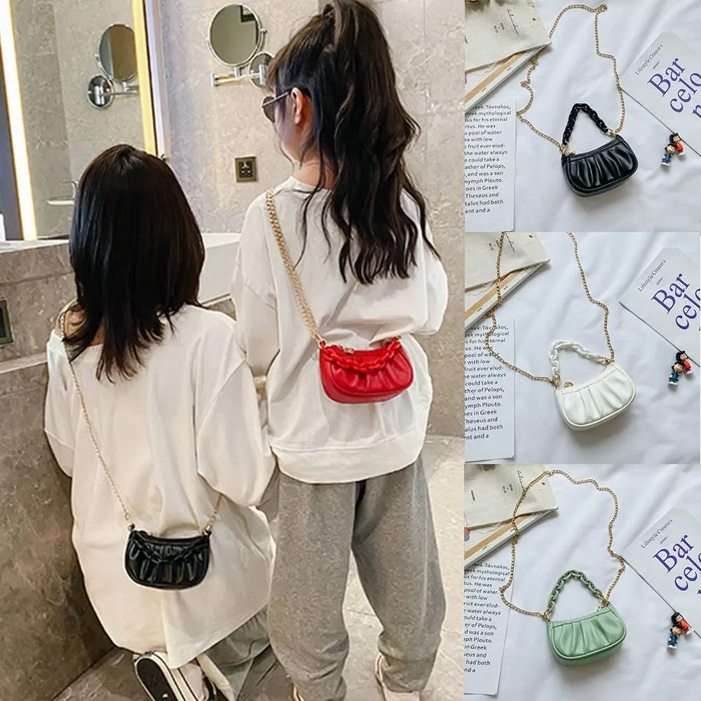 Мини-сумка на плечо с цепочкой и облаком для детей аксессуары из искусственной