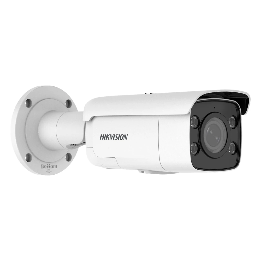 Купить Оригинальный Hikvision DS-2CD2T87G2-LSU/SL 4K 8MP POE наружный ColorVu AcuSense стробоскосветильник звуковая сигнализация цилиндрическая сетевая камера Скидка Оригинальный Hikvision DS-2CD2T87G2-LSU/SL 4K 8MP POE наружный ColorVu AcuSense стробоскосветильник звуковая сигнализация цилиндрическая сетевая камера