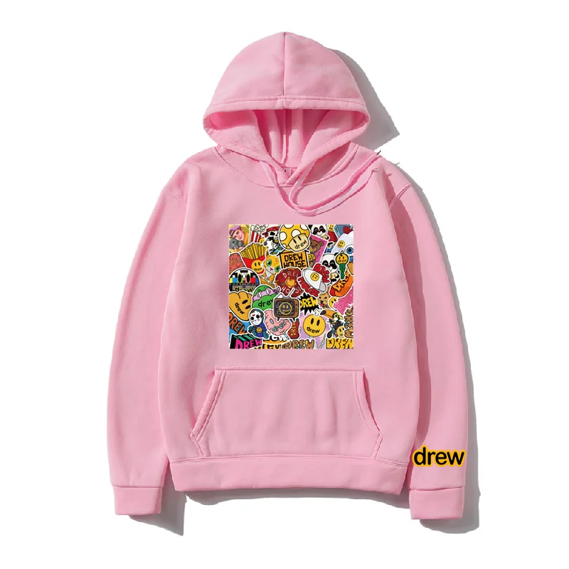 

Drew Hoodie Sweatshirt 2022 New Autumn Winter Men Women Sports Hoodie Student Hip Hop Justin Bieber Funny Unisex Streetwear Tops