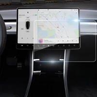 15 inch car screen protector for tesla model 3 gps navigation screen protector film dashboard monitor screen tempered glass film