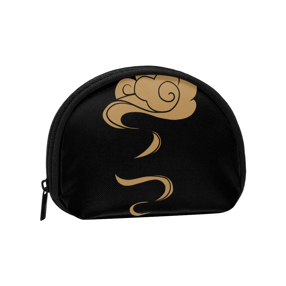 

Women Wallets Zipper Small Wallet Short Credit Card Coin Purse Female Golden Xiangyun Pattern