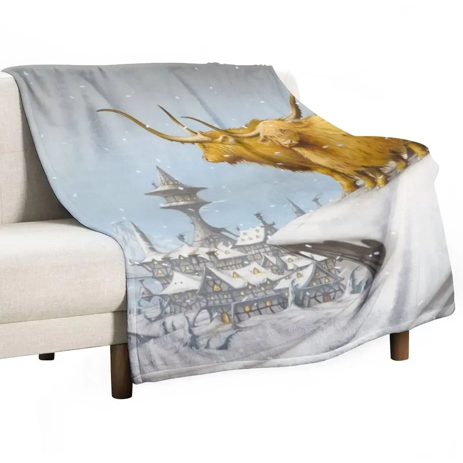 In the Bleak Midwinter Throw Blanket одеяла и пледы Большие