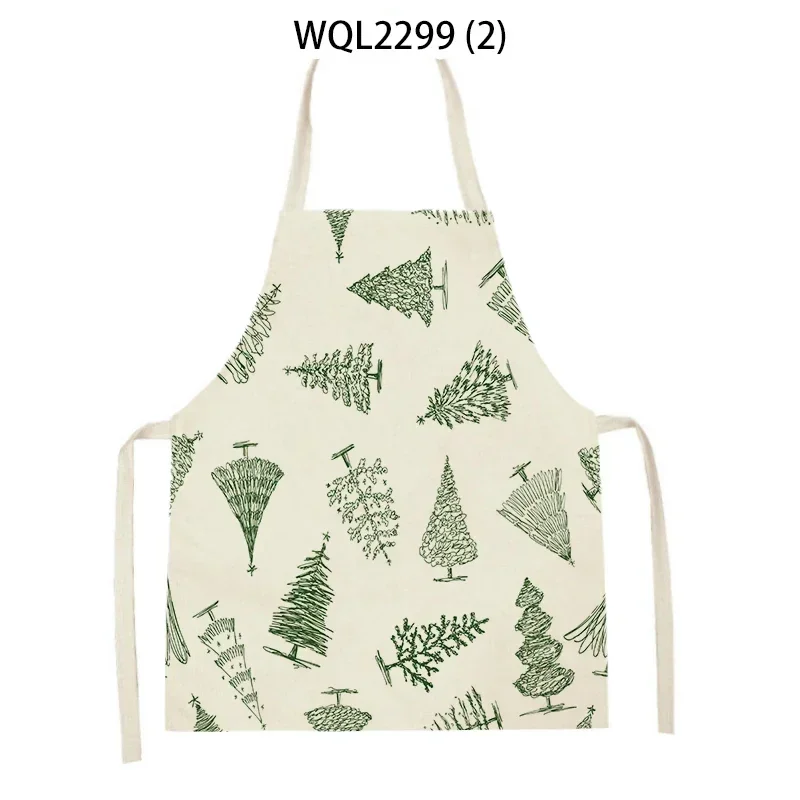 

Льняные рождественские фартуки