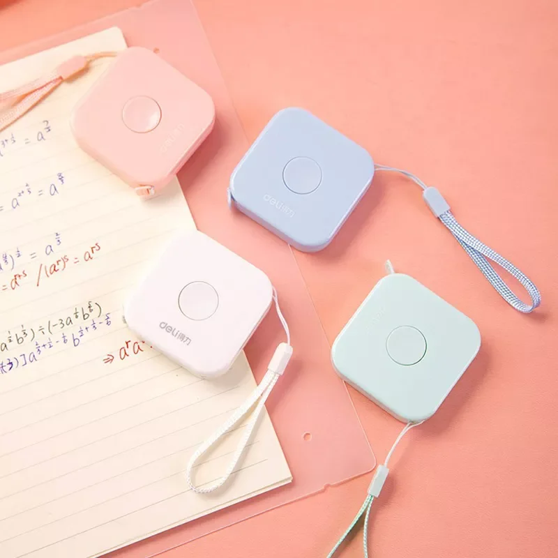 

Portable Tape Measure Multi Purpose Mini Keychain for Household Camping Supplies Retractable Plastic 1Pcs Sewing Measuring Tools