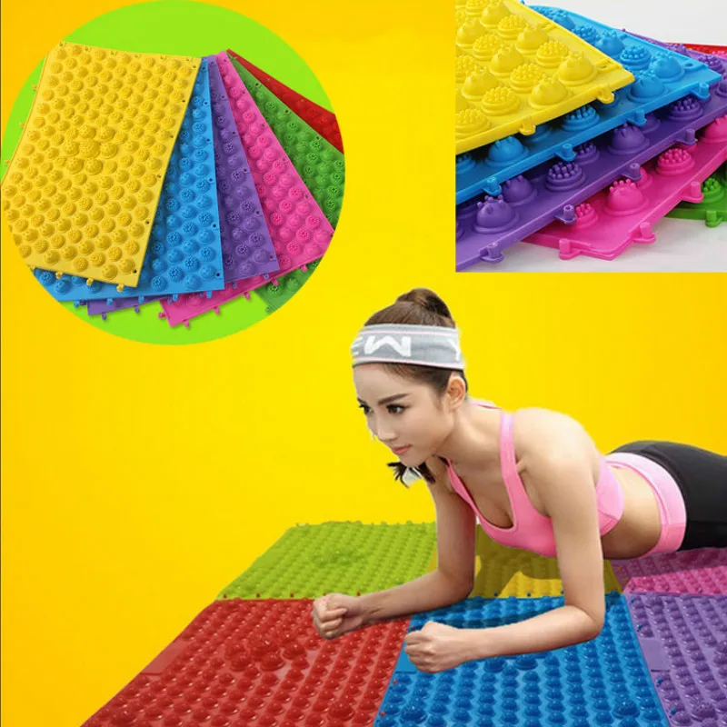 

5pcs Hot Sale Durable Reflexology Foot Massage Pad Toe Pressure Blood Circulation Plate Mat For Massager Health Care Mat