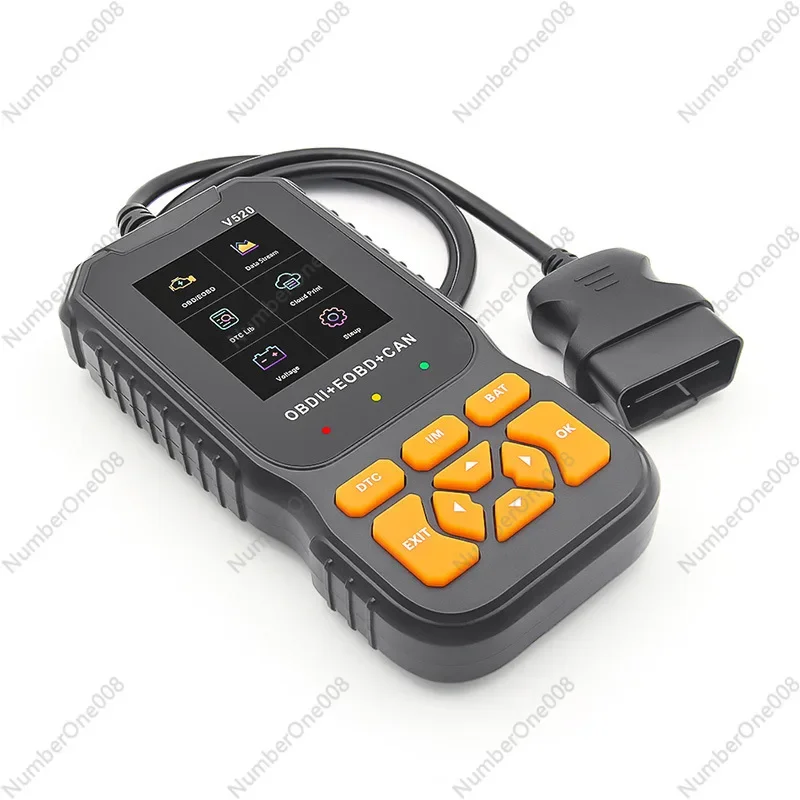 V520 Автомобильный диагностический прибор Obd2 Карта считывания кодов автомобиля