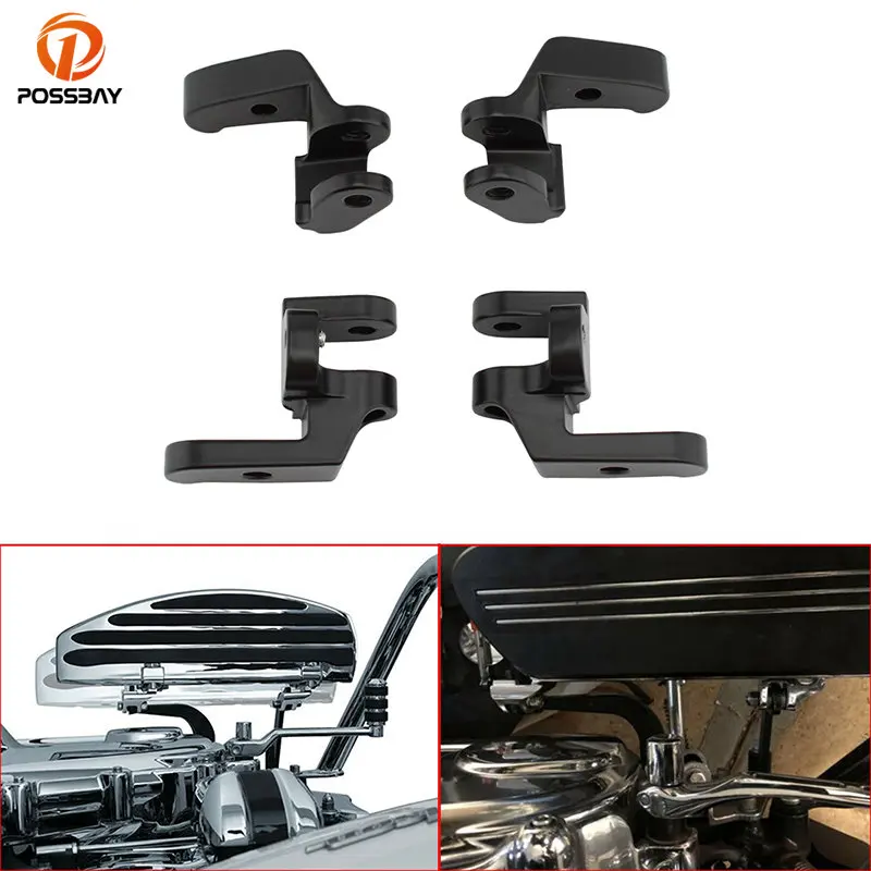 

For Harley Road Glide/King 1997-2016 Motorcycle Driver Floorboard Relocation Brackets Foot Pedal Extension Board Fixing Bracket