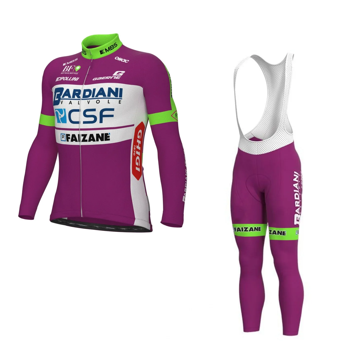 

2022 Spring Autumn Thin Team Bardiani CSF Cycling Jersey Long Sleeve Sunscreen Bicycle Maillot MTB Clothing Ropa Ciclismo