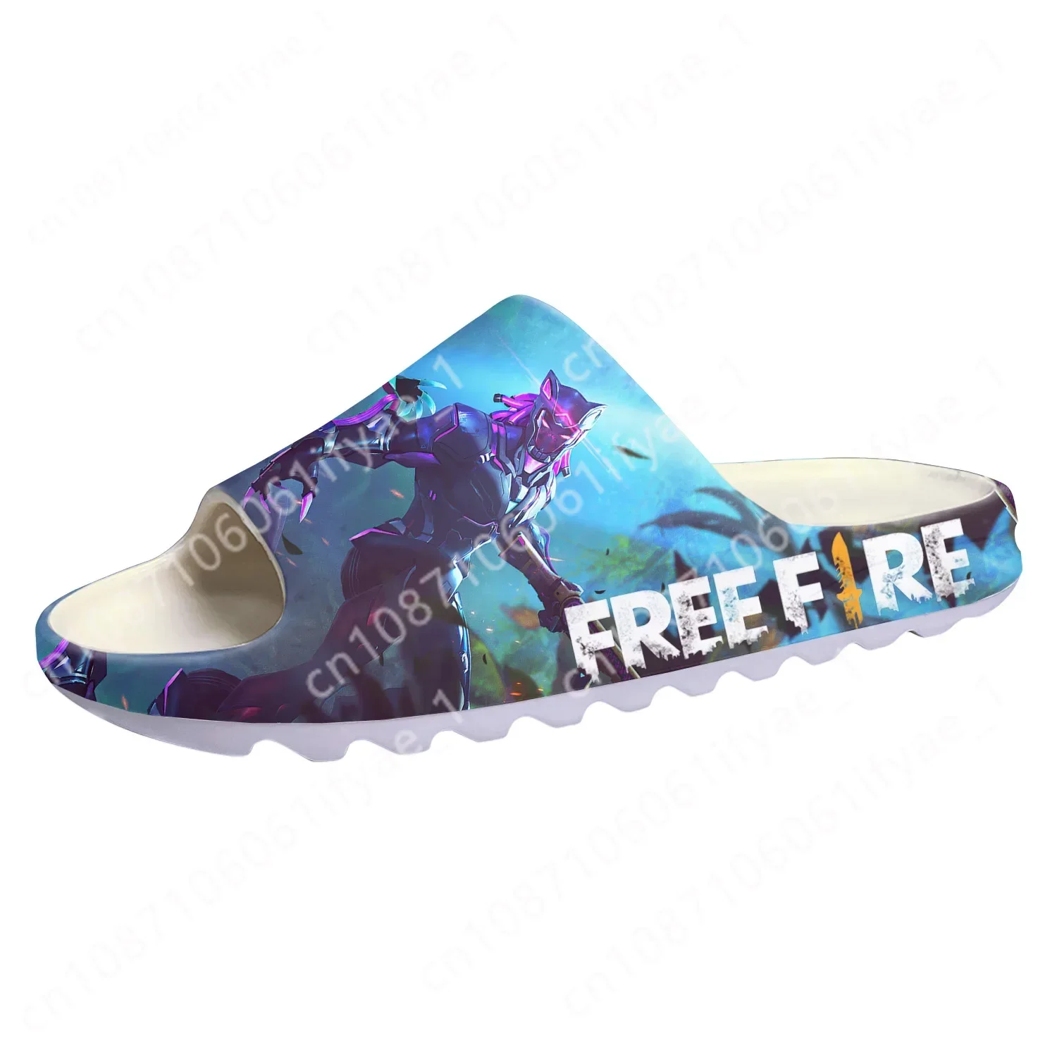 Сандалии для дома Garena Free Fire мягкая подошва популярная мультяшная игра мужчин и