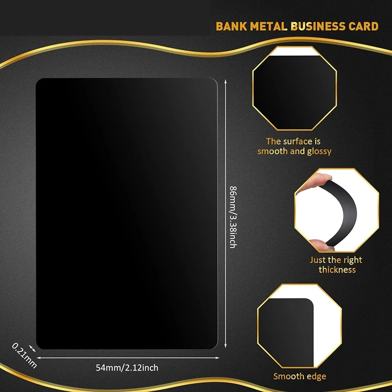 SEWS-550 шт. металлические визитные карточки с гравировкой алюминиевых пластинок