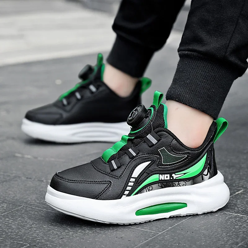 

2023 New Brand Children Shoes Outdoor Sports Shoes Boys Flats Leather Shoes Fashion Kids Running Shoes Leisure Walking Shoes