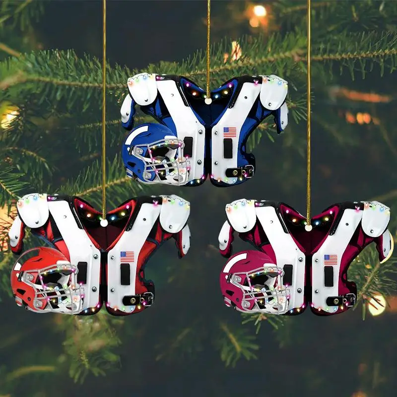 

Рождественское украшение, бейсбольная Рождественская плоская подвеска, персонализированная подвеска, рождественские поделки для украшения вечерние