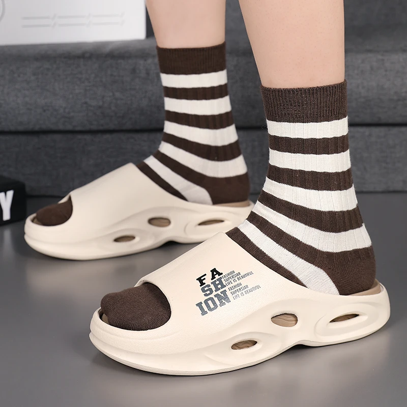 Мужские сандалии с мягкой подошвой летние босоножки для улицы и дома Пляжная