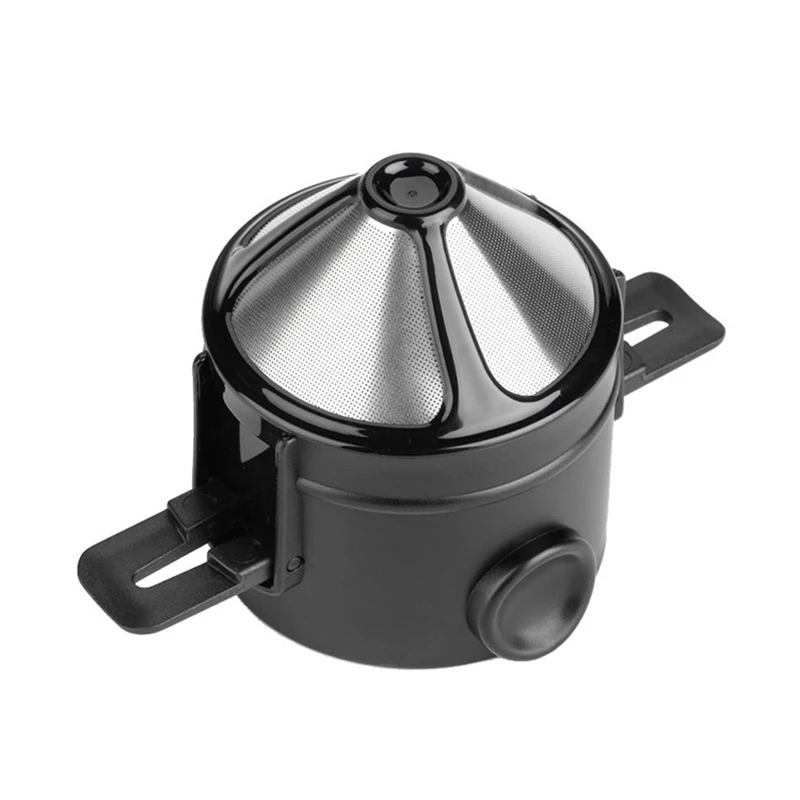 Фильтры для кофе из нержавеющей стали портативные складные многоразовые фильтры