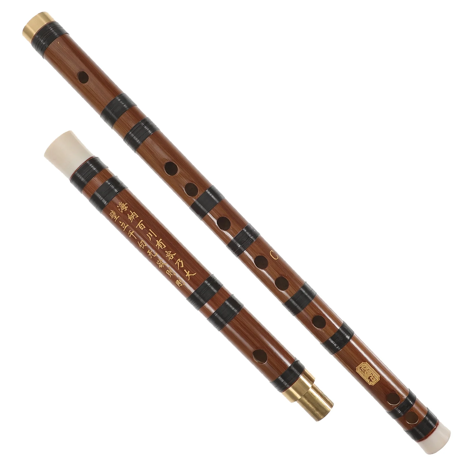 

Two-section Flute Practical Flauta Woodwind Musical Instrument Playing Supply Creative Professional Traditional Kids Toys