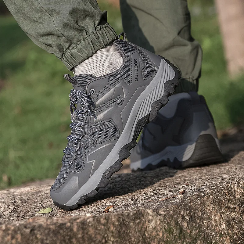 Мужские и женские треккинговые ботинки со шнуровкой