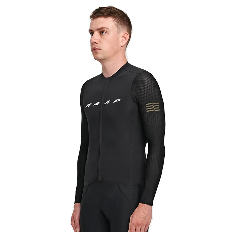 

2022 New Cycling Jersey Men long sleeve Shirts Road MTB Bike Tops MAAP Bicycle Wear Breathable Clothing Hombre Ciclismo Maillot