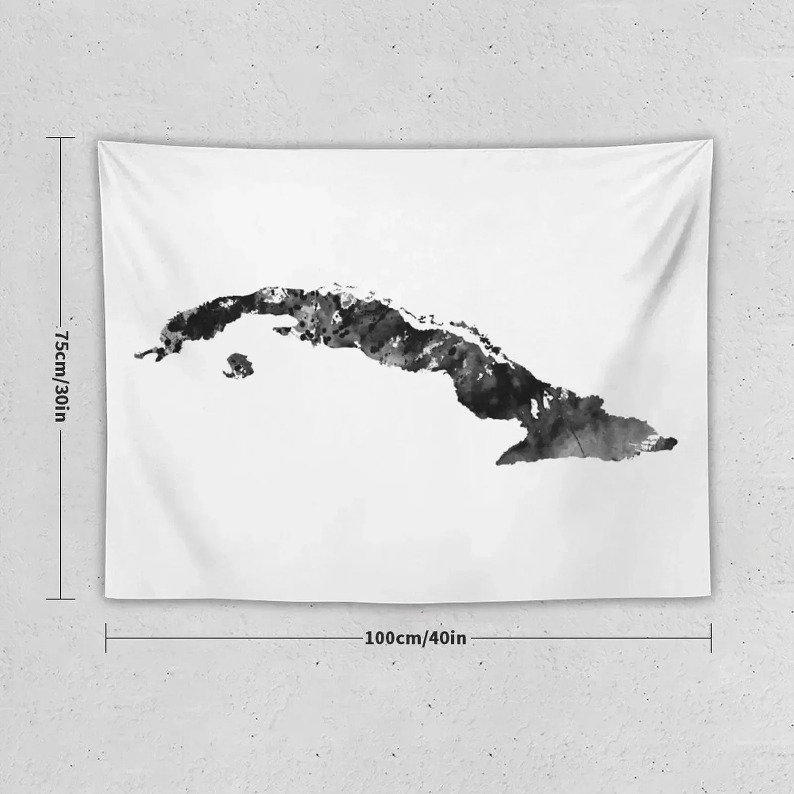 Гобелен с картой Кубы декор для ванной комнаты настенное украшение Настенный