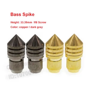 1Set/4PCS Brass Shockproof Spike Stand Feet Foot Bookcase Case Wood M8 Screw