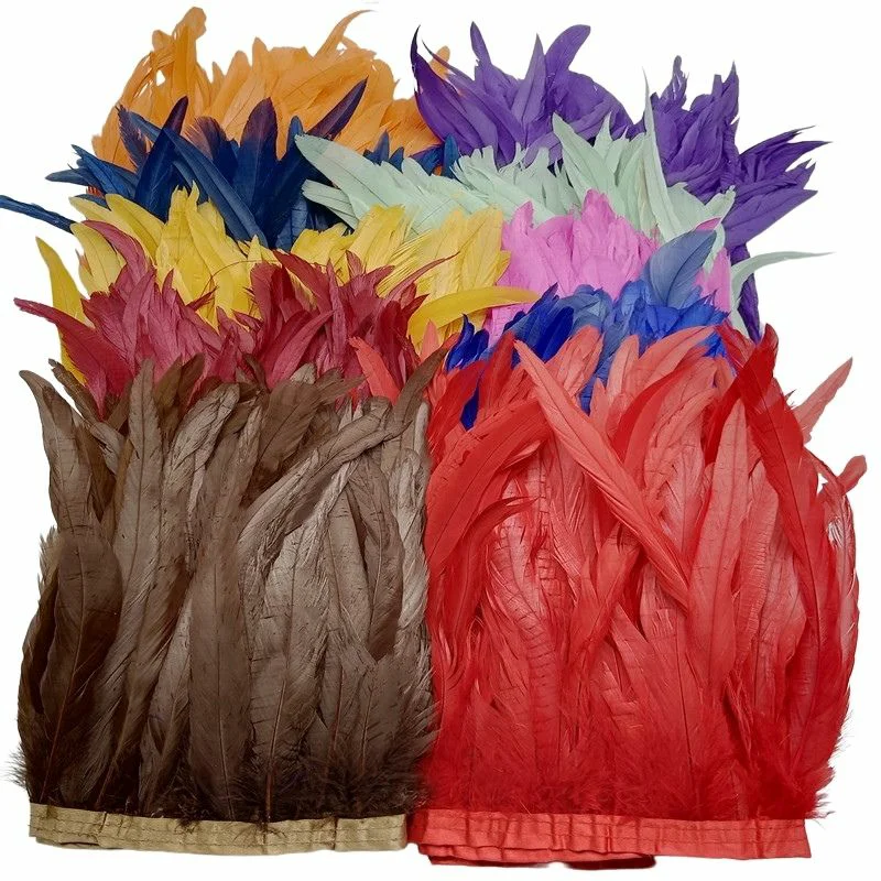 

2meters/Lot Rooster Tail Feathers Trims Christmas Wedding Accessories Diy Plumes Sewing Trimmings Everything for Handmade Crafts