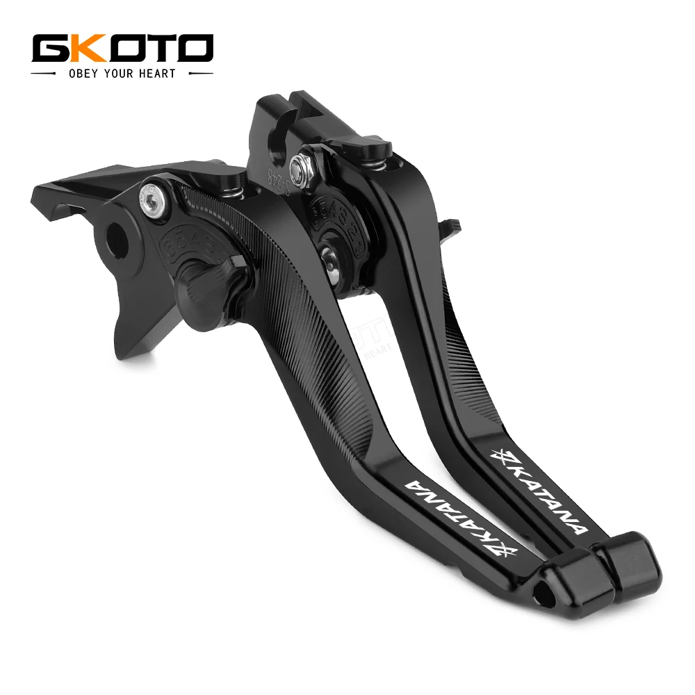 High Quality Motorcycle Accessories For Szuki 600 KATANA 750 1998-2006 2005 CNC Ajustable Short Brake Clutch Levers