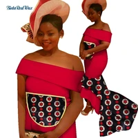 fashion bazin riche patchwork rivet swallowtail dress vestido african print dresses for women african design clothing wy3399