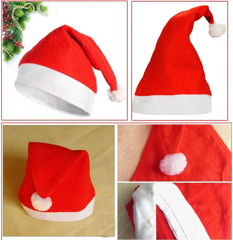 

Рождественская одежда, Рождественская шапка, нетканые рождественские шапки, рождественские шапки для детей/взрослых