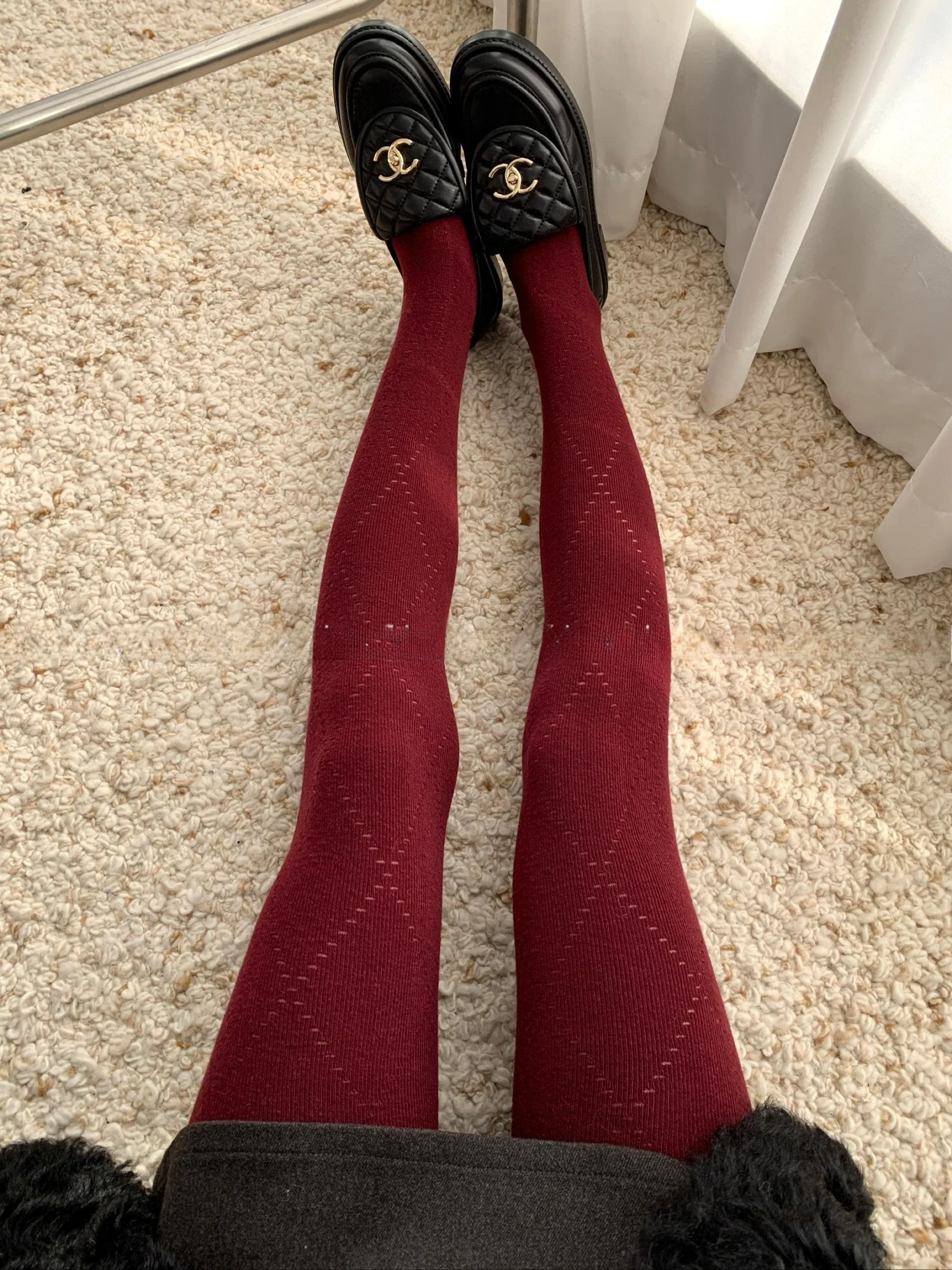 Gwwen осенние и зимние серые полые эластичные утягивающие брюки с бриллиантами