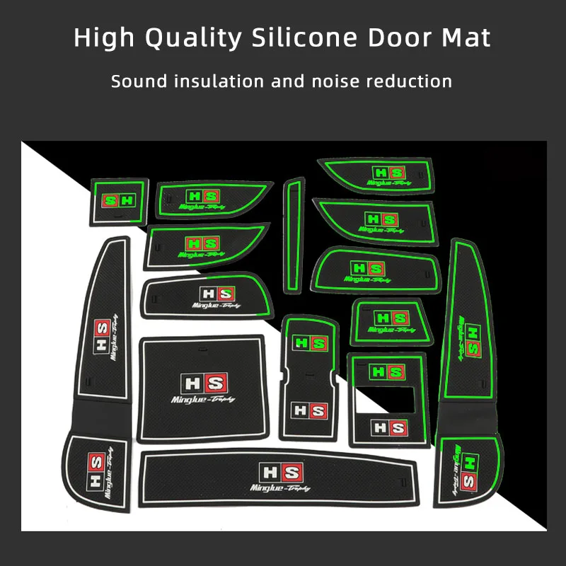 

Полный комплект, противогрязные коврики, подлокотник для чашек, ящик для хранения, Нескользящие подкладки для MG MGHS, товары для салона автомо...