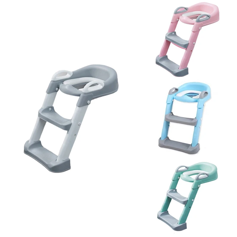 Toilet Potty Ladder Training Seat Adjustable Ladder Nursery For Kids Child Potty