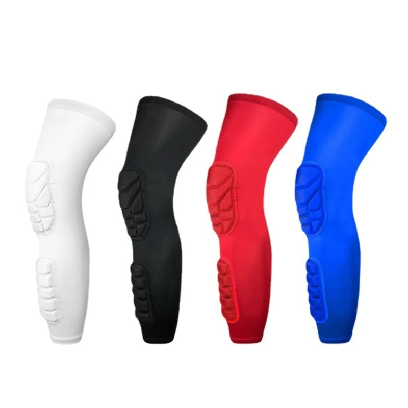 

Lightweight Shins Pad Knee Pad Calfs Compression Sleeve Elbow Pad Knee Brace with Honeycomb Pads for Kid Adult Baseball A2UF