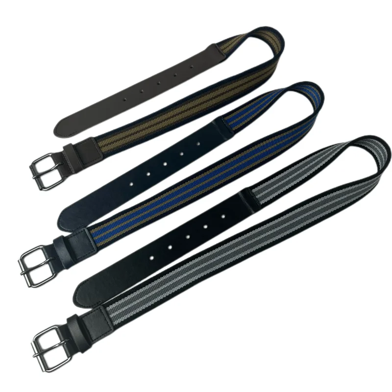 Fashionable Children Belt Design Alloy Pin Buckle Boys and Girls Children Casual Belt Jeans Elastic Men's Belt