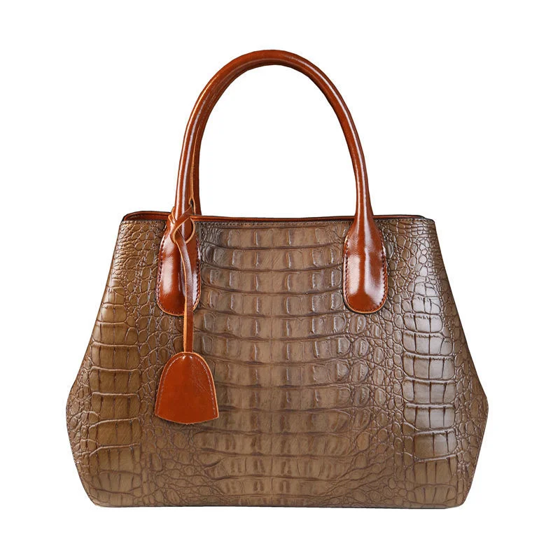 

Leather Women's Bag Four Seasons Preferred New Fashion Large Capacity Single Shoulder Hand Atmosphere All The Crossbody