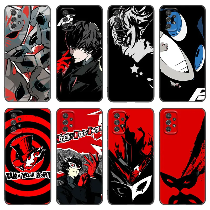 Game Persona 5 Phone Case For Samsung Galaxy A21 A30 A50 A52 S A13 A22 A32 4G A33 A53 A73 5G A12 A23 A31 A51 A70 A71 A72 Cover