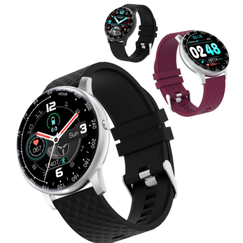 

2022 H30 Sports Smart Watch Women Men1.28in Full Screen Touch Bluetooth4.0 Fitness Heart Rate Menstrual Cycle Monitor Smartwatch