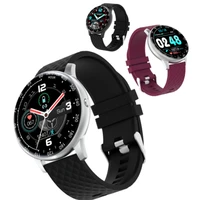 2022 h30 sports smart watch women men1 28in full screen touch bluetooth4 0 fitness heart rate menstrual cycle monitor smartwatch