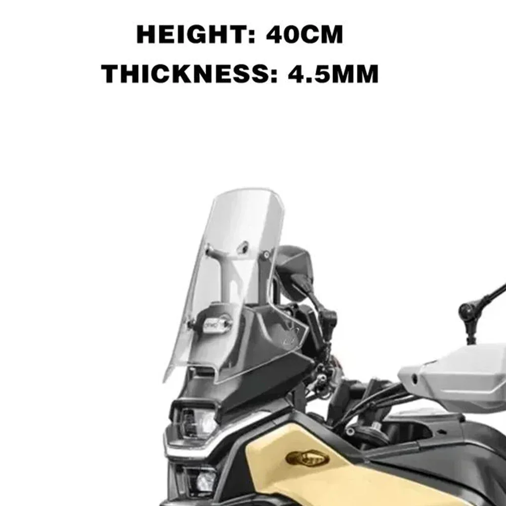 

Для CFMOTO 450MT MT450 ветровое стекло переднее лобовое стекло 450MT приподнятое лобовое стекло для cf moto 450MT аксессуары