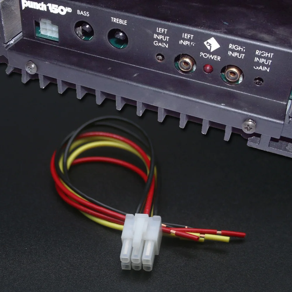 6-контактный усилитель динамика высокий уровень входа и выхода жгут проводов для