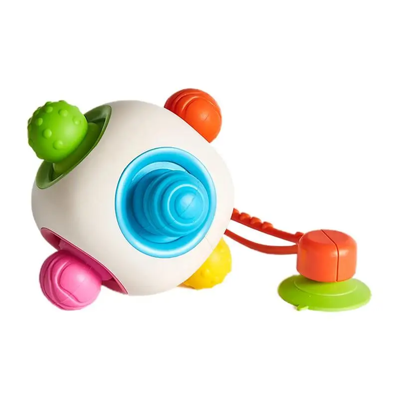

Unique Kids Toys Colorful Bright Teether Chewing Toy Comfortable Clear Sound Safe Bell Educational Toy For Nursery Rooms