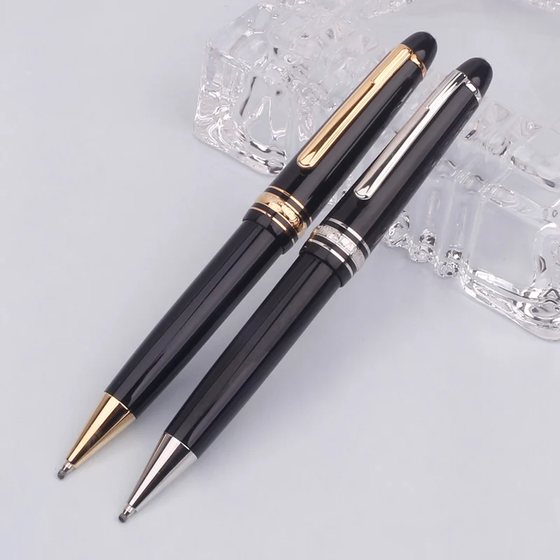 MB Monte Meisterstuck 145 Black Resin Roller Ballpoint Pen Blance Fountain Pens for Writing Office Gift Ink |
