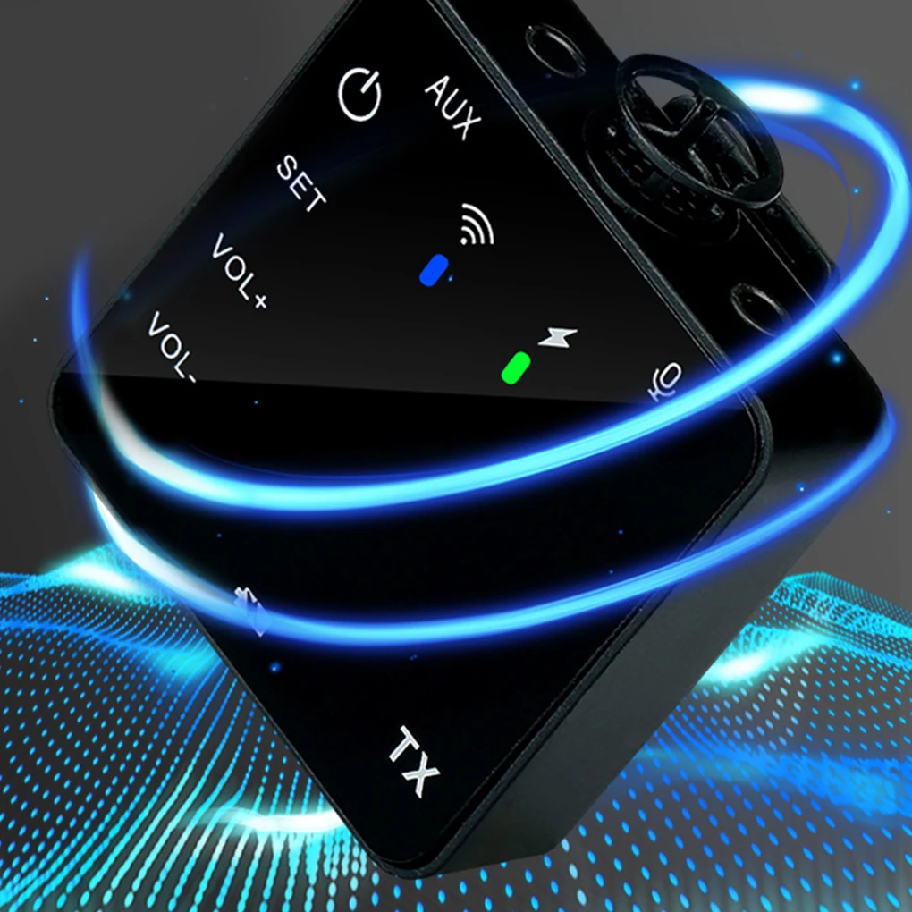 

2.4G Wireless Microphone Live Streaming Sound Recording Noise Reduction Interview Transmitter Receiver Lapel Mic