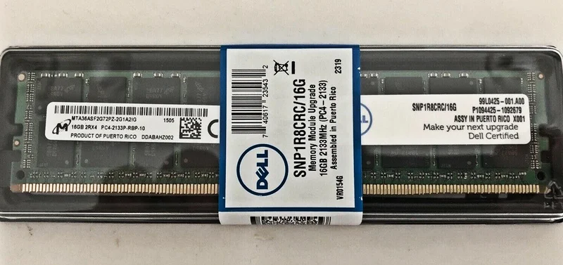 

RAM R530 R630 R730 R730xd 16G DDR4 2133 МГц ECC Серверная память